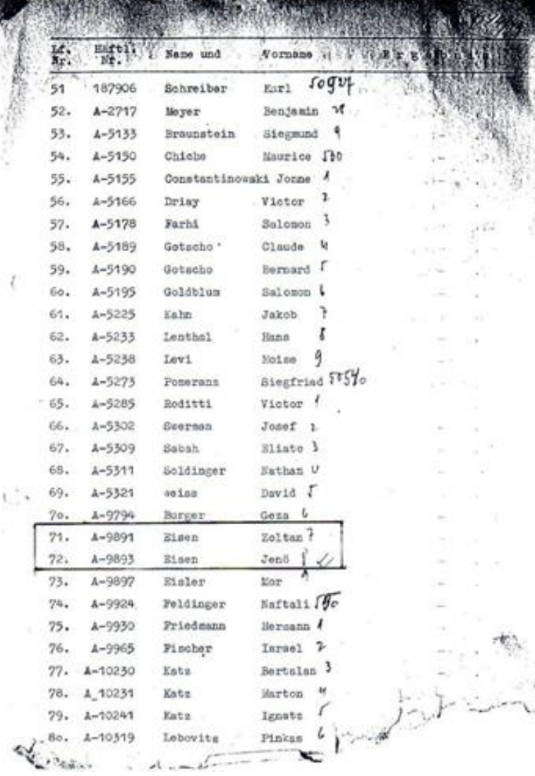 SELECTION LIST